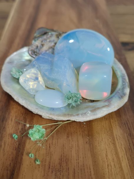 Iridescent, man made- Opalite